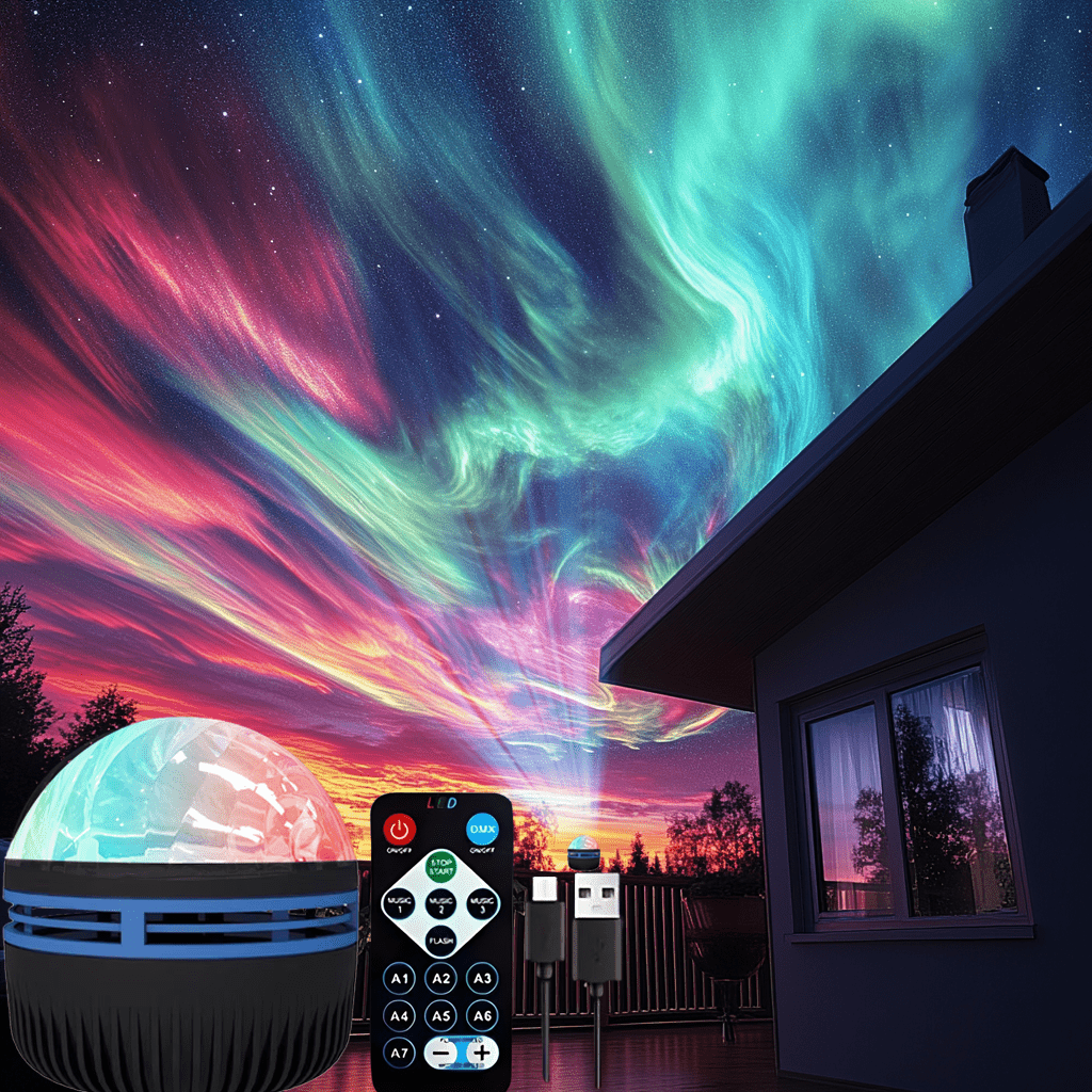 Electronic Gadgets For Home - LED Night Light 7 Colors Starry
