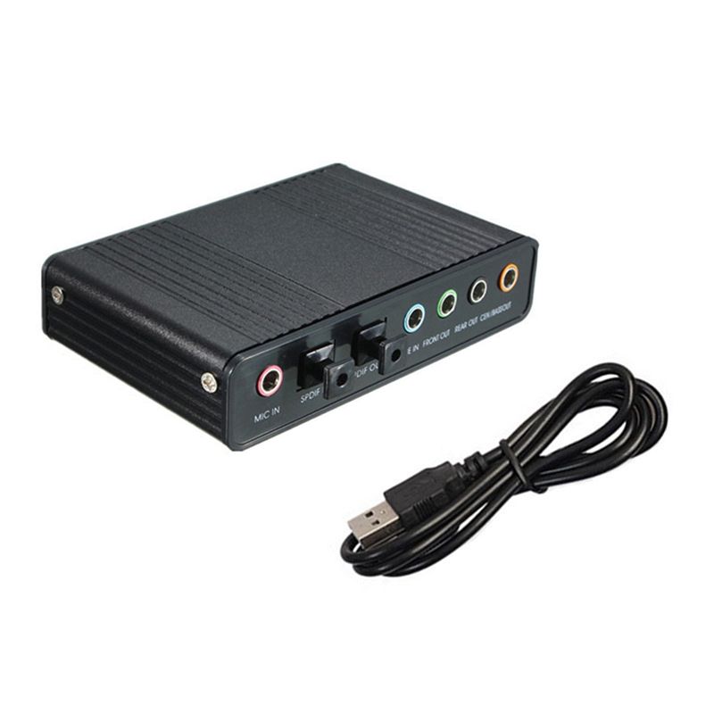 AA19 USB Optical Sound Card 6  - огляд і ціна Usb Sound Card External
