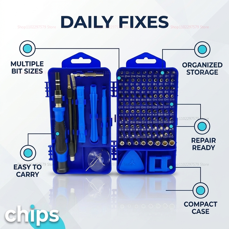 115 in 1 Multifunctional Screw - огляд і ціна Electronic Gadgets For Home