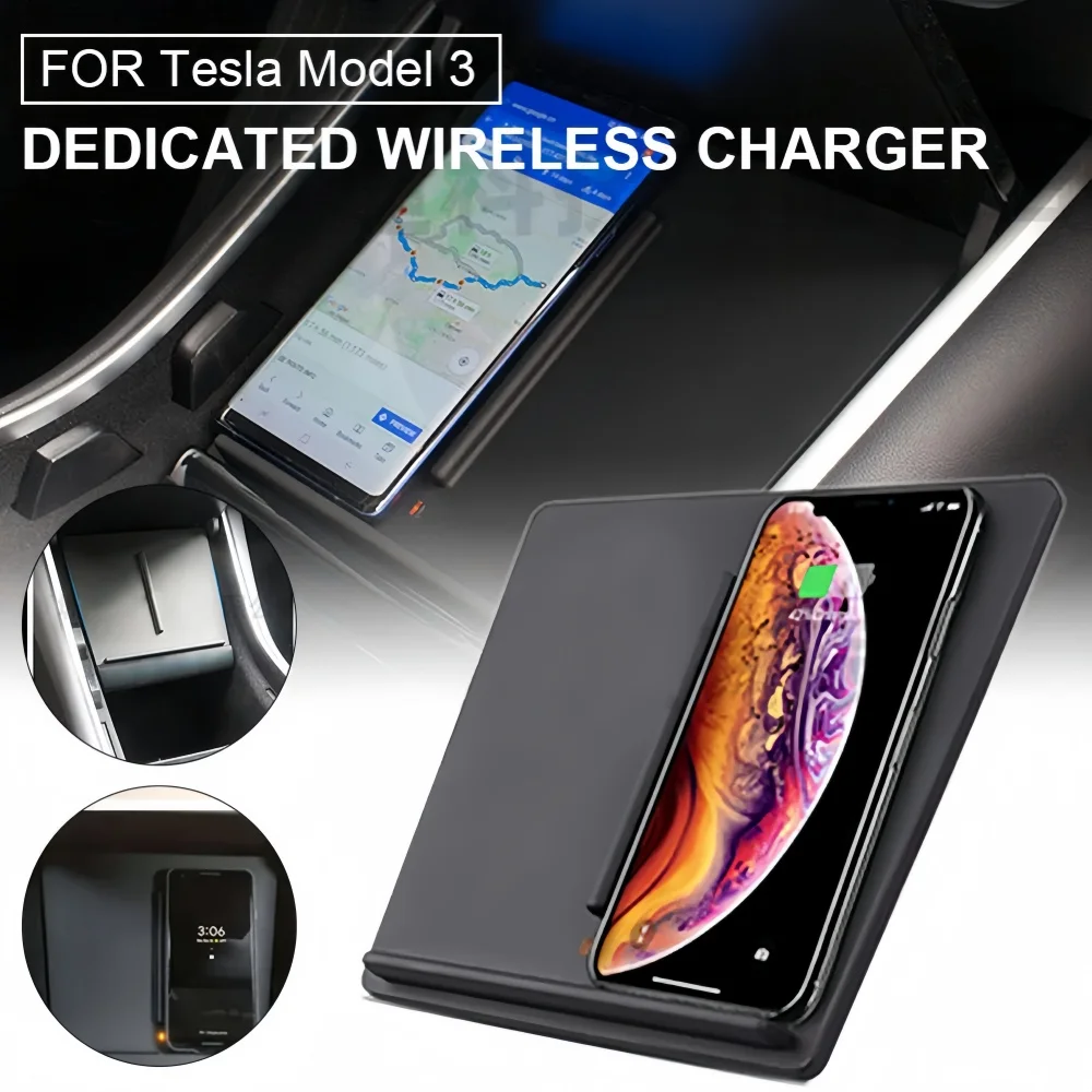 Wireless Car Charger for Tesla - огляд і ціна Wireless Phone Charger Pad