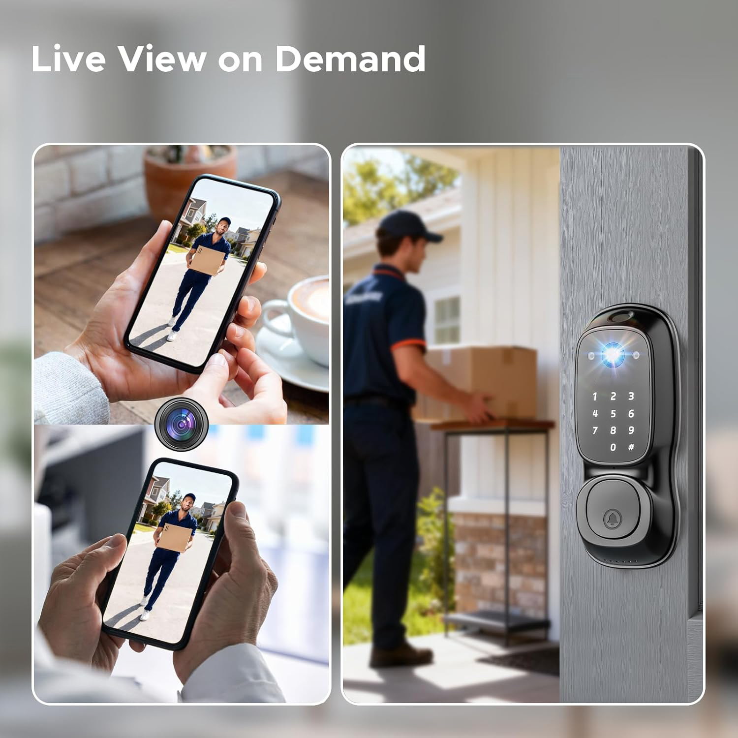 Tuya Wifi Smart Door Lock ‎Cam - огляд і ціна Electronics & Gadgets Starting With D