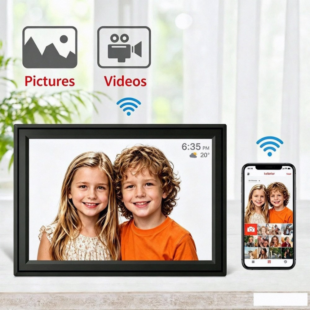 10.1 inch Digital Picture Fram - огляд і ціна Digital Photo Frame Wifi
