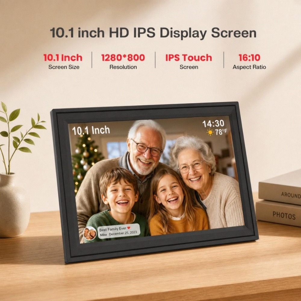 10.1 inch Digital Picture Fram - огляд і ціна Digital Photo Frame Wifi