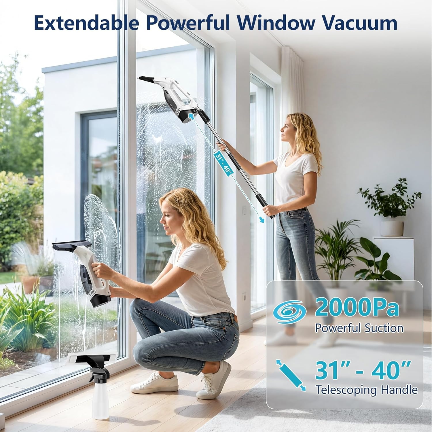 2000Pa Handheld Window Vacuum  - огляд і ціна Electro Gadgets
