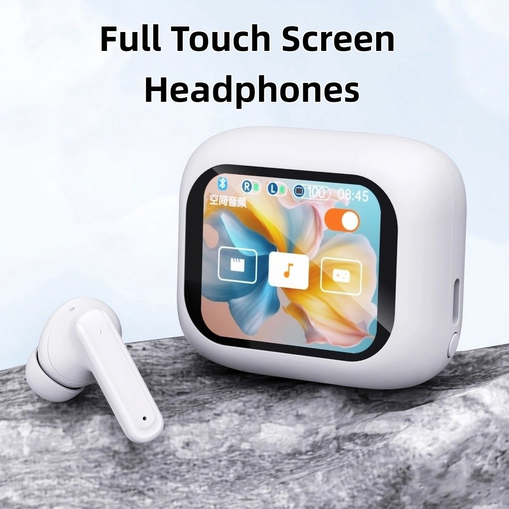 Bluetooth 5.4 Full Touch Scree - огляд і ціна Earbuds Anc Wireless