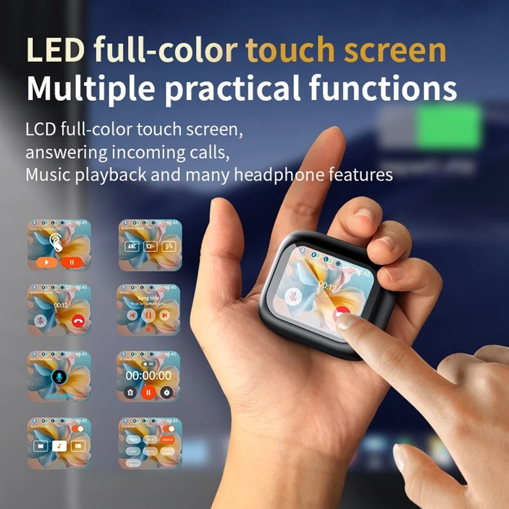 Bluetooth 5.4 Full Touch Scree - огляд і ціна Earbuds Anc Wireless