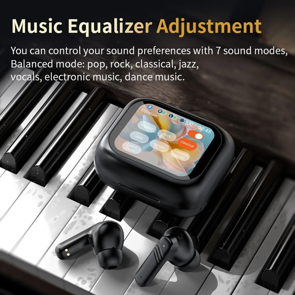 Bluetooth 5.4 Full Touch Scree - огляд і ціна Earbuds Anc Wireless