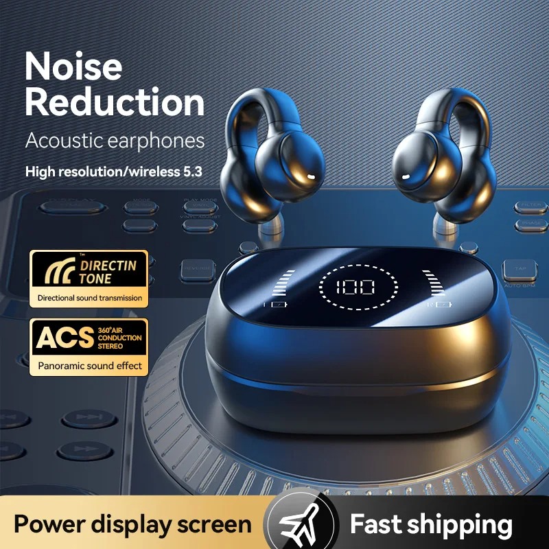 Bluetooth Bone Conduction Spor - огляд і ціна Earbuds Anc Wireless