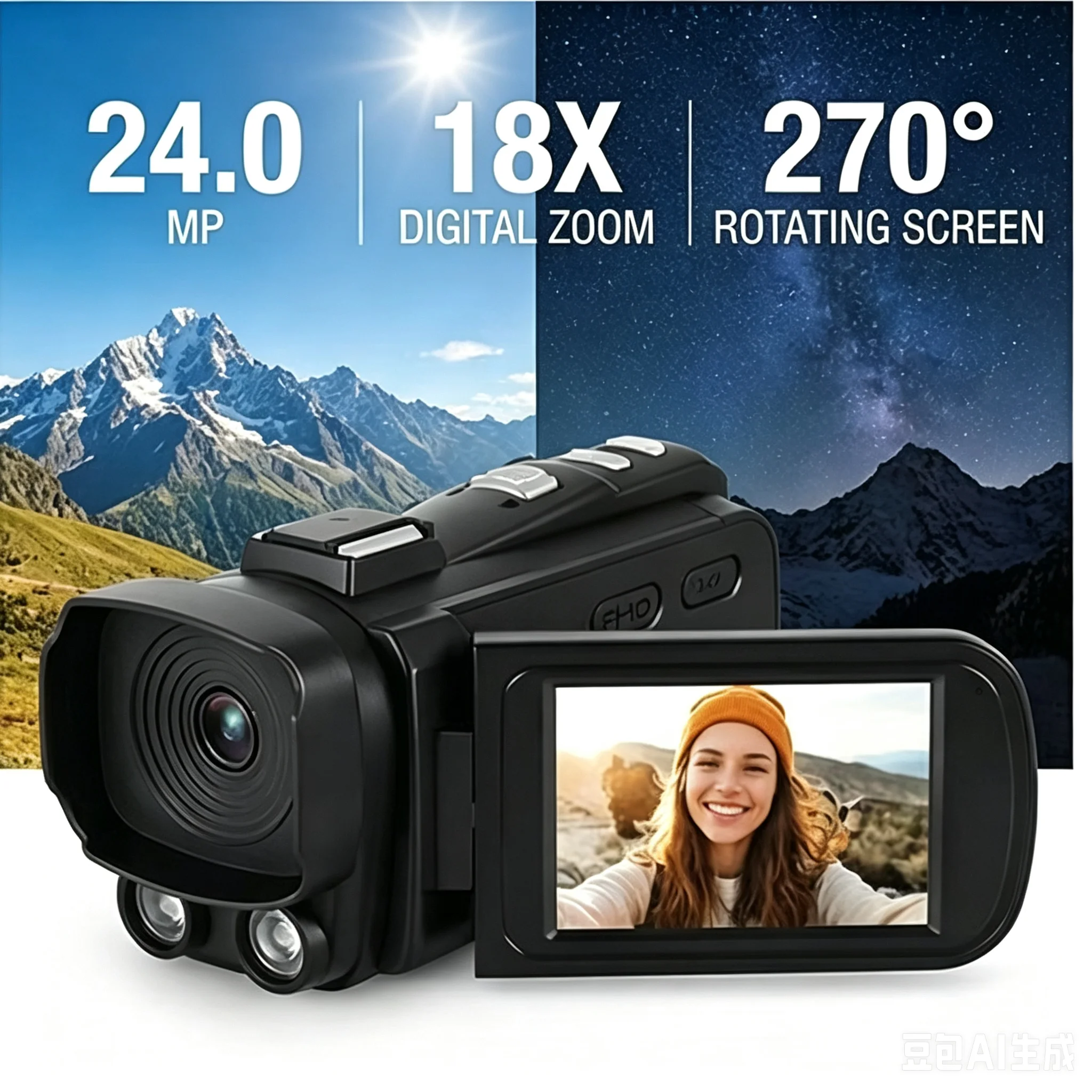 1080P Full HD Digital Camera V - огляд і ціна Electronic Gadgets For Home