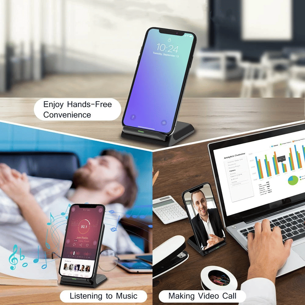 Qi Wireless Fast Charger Charg - огляд і ціна Wireless Phone Charger Pad