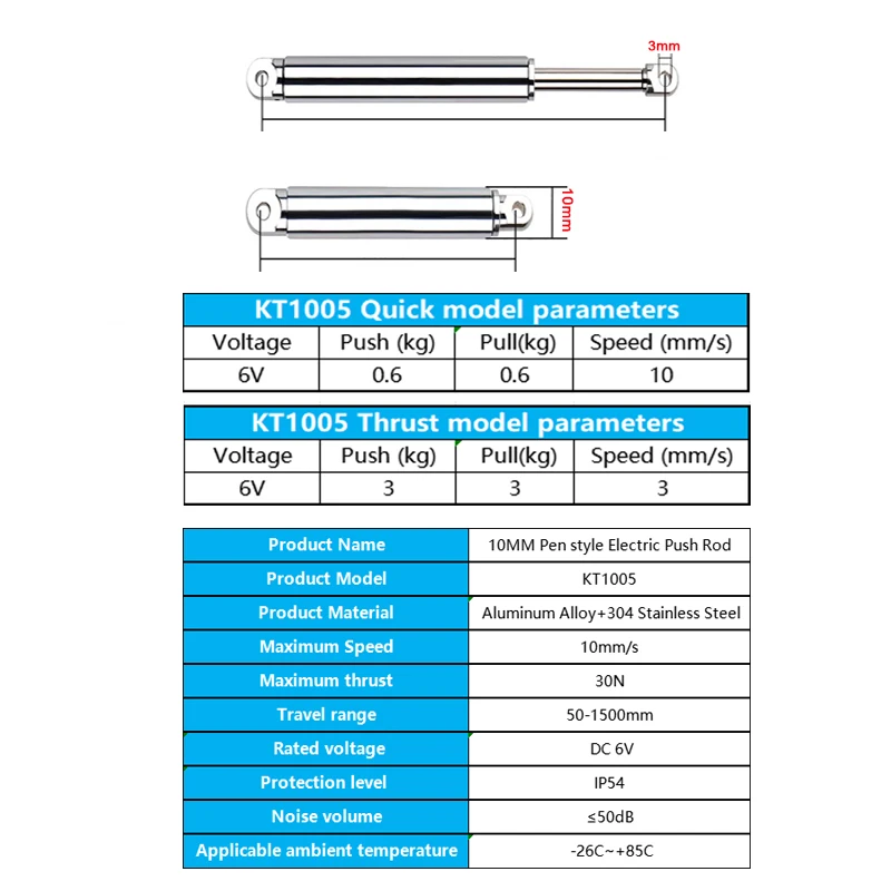 10mm Linear Actuator Retractab - огляд і ціна Electro Gadgets