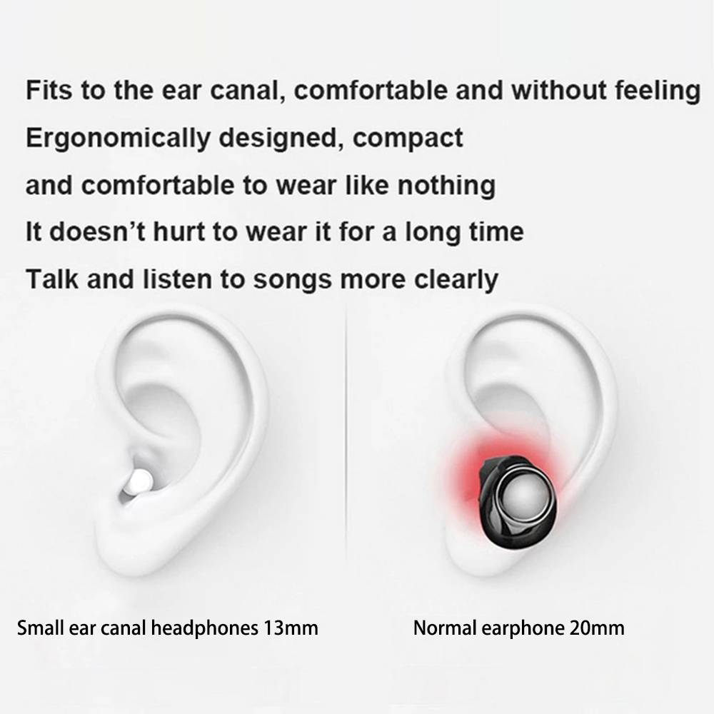 Invisible Earphones Mini Headp - огляд і ціна Earbuds Anc Wireless