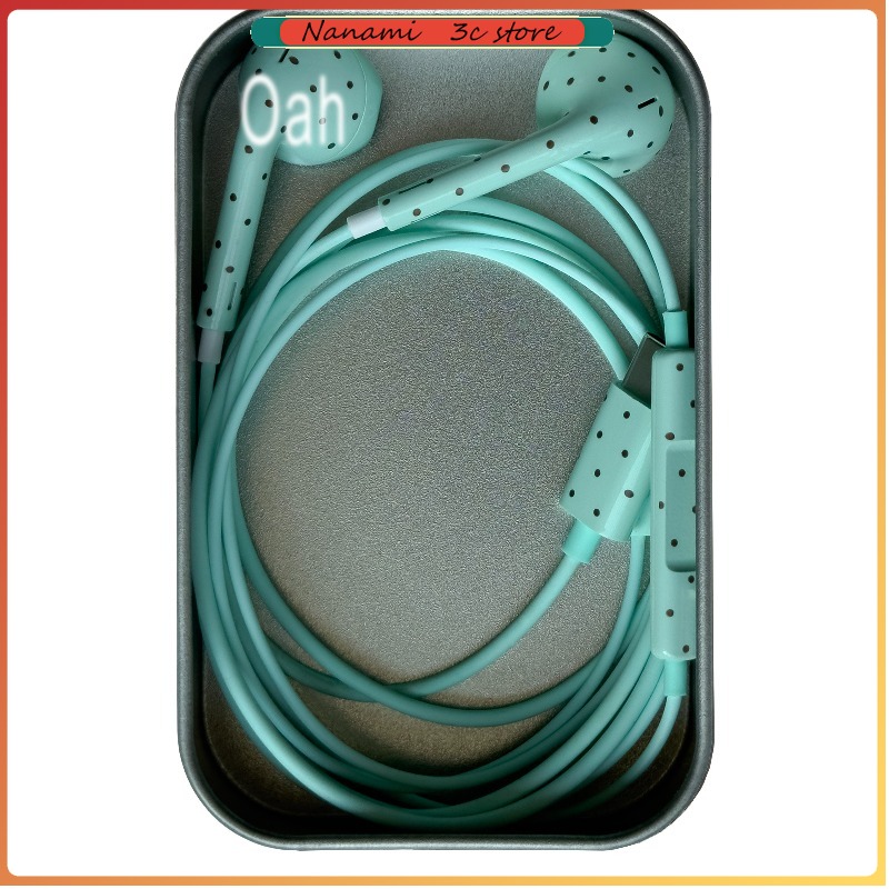 Oah Polka Dot Wired Earphones  - огляд і ціна Electronic Gift