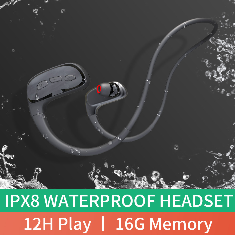 IPX8 Waterproof Bluetooth Head - огляд і ціна Earbuds Anc Wireless