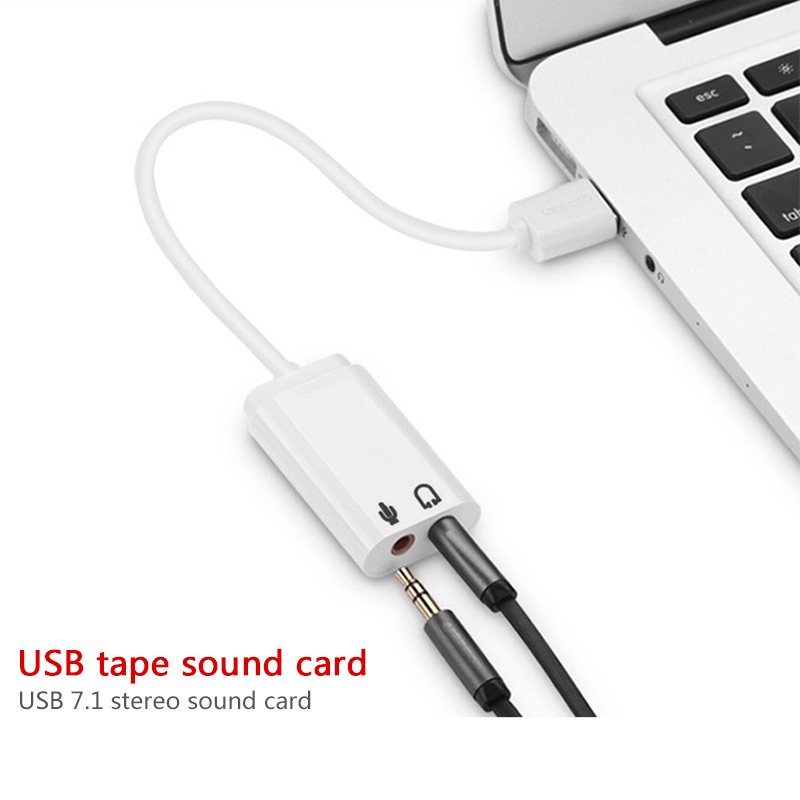 3D White 2.0 Virtual 7.1 Chann - огляд і ціна Usb Sound Card External